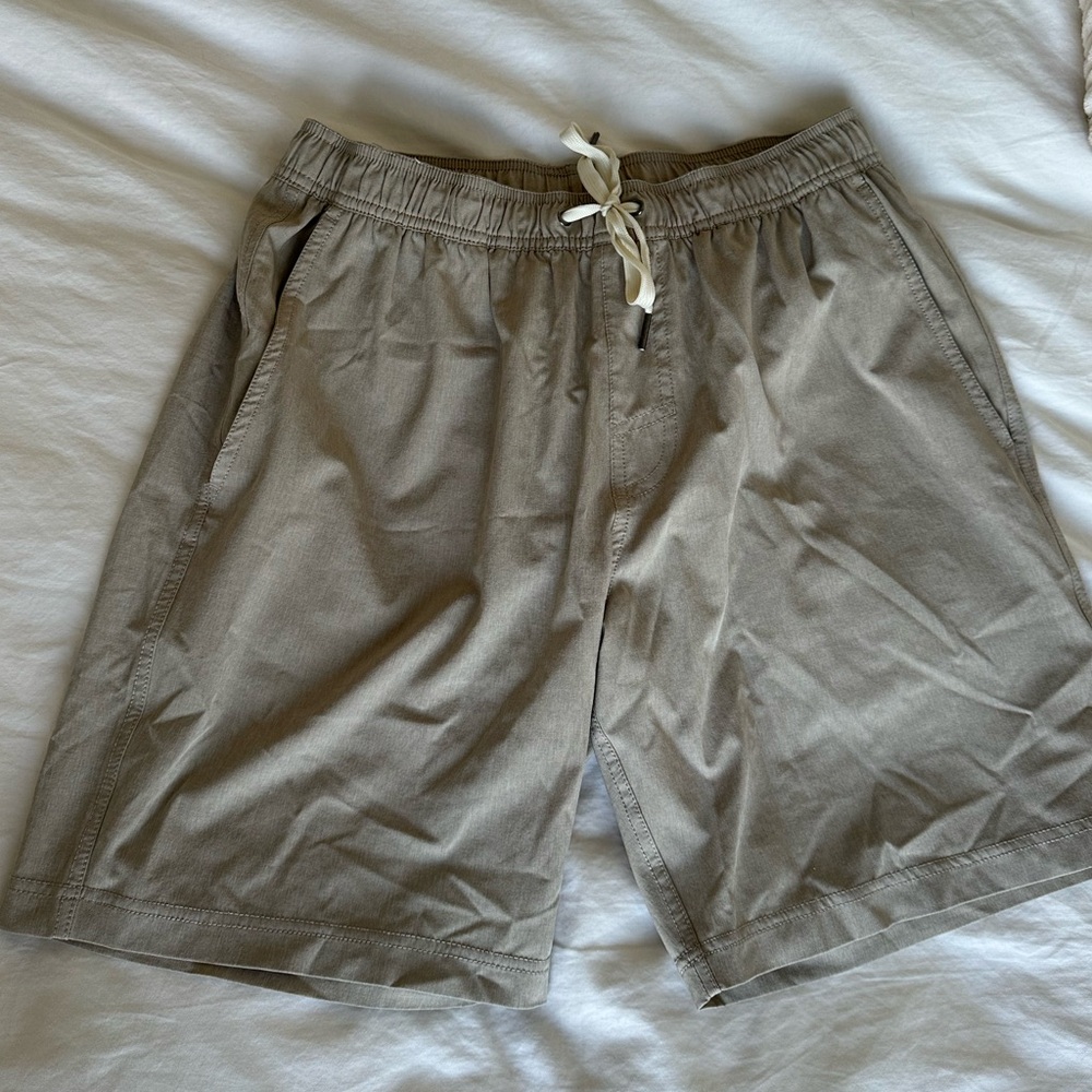 Fair Harbor Tan hybrid shorts